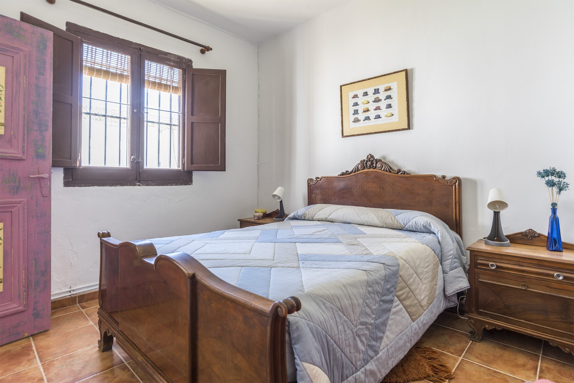 Dormitorio de la casa rural